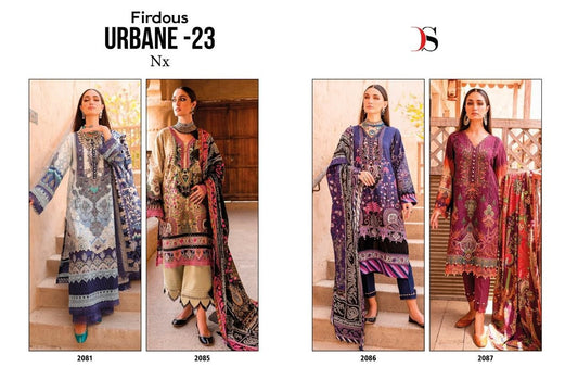 Firdous Urbane-23 Nx Deepsy Cotton Pakistani Readymade Suits