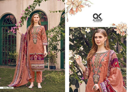 Firdous Vol 3 Al Karam Cotton Karachi Salwar Suits