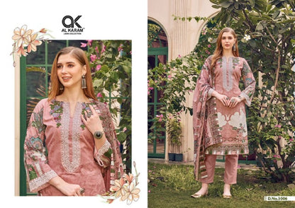 Firdous Vol 3 Al Karam Cotton Karachi Salwar Suits