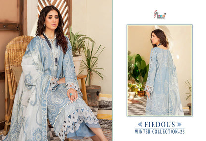 Firdous Winter Collection 23 Shree Fabs Pashmina Suits