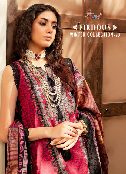 Firdous Winter Collection 23 Shree Fabs Pashmina Suits