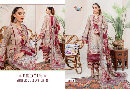 Firdous Winter Collection 23 Shree Fabs Pashmina Suits