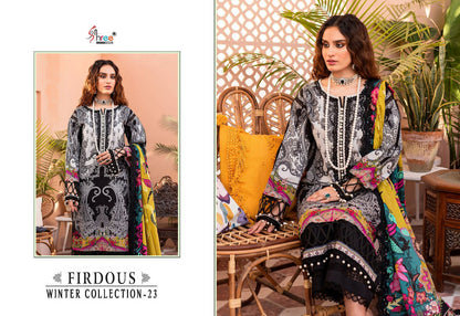 Firdous Winter Collection 23 Shree Fabs Pashmina Suits
