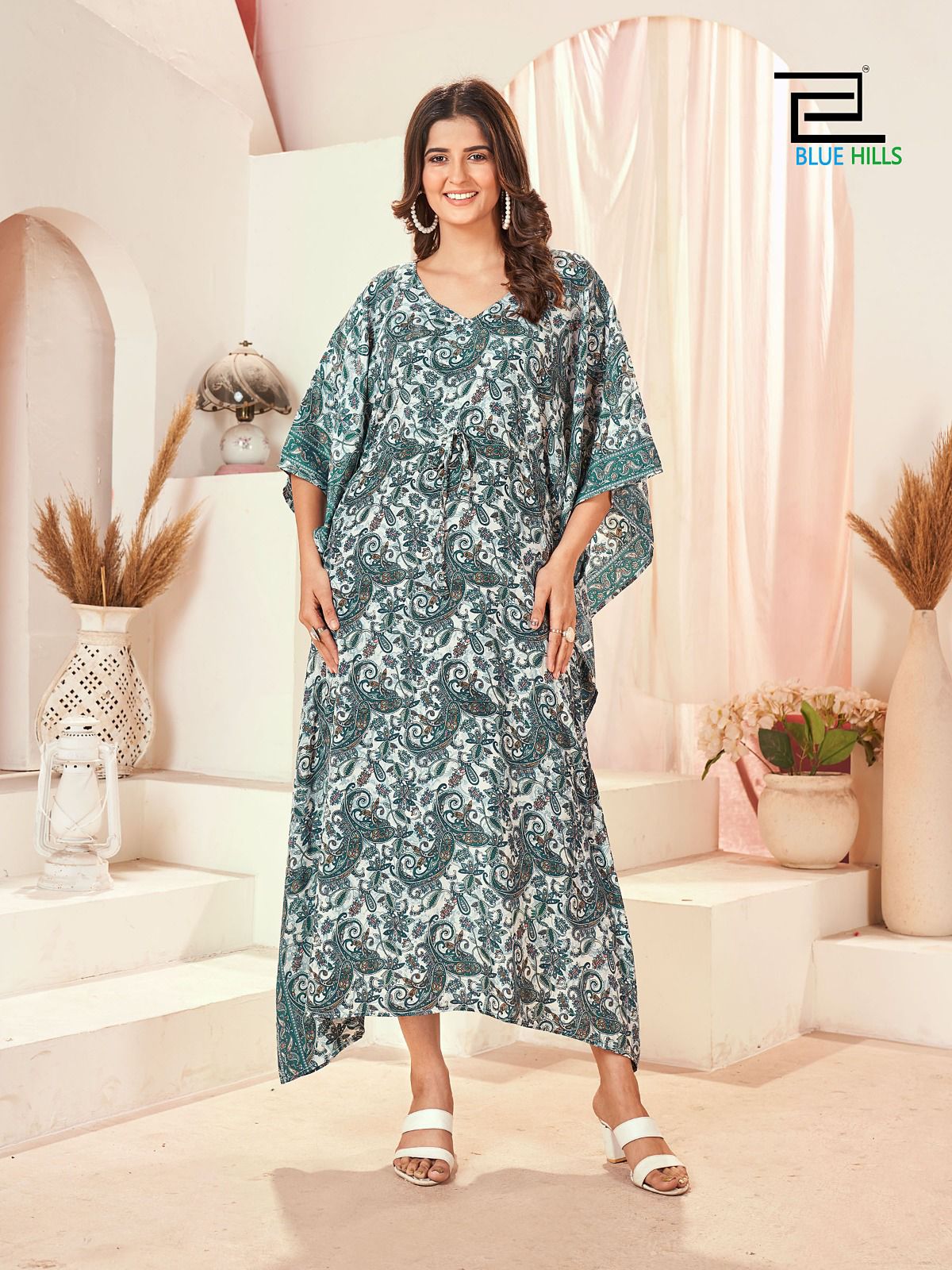 Fire Walk Vol 10 Blue Hills Crape Kaftans