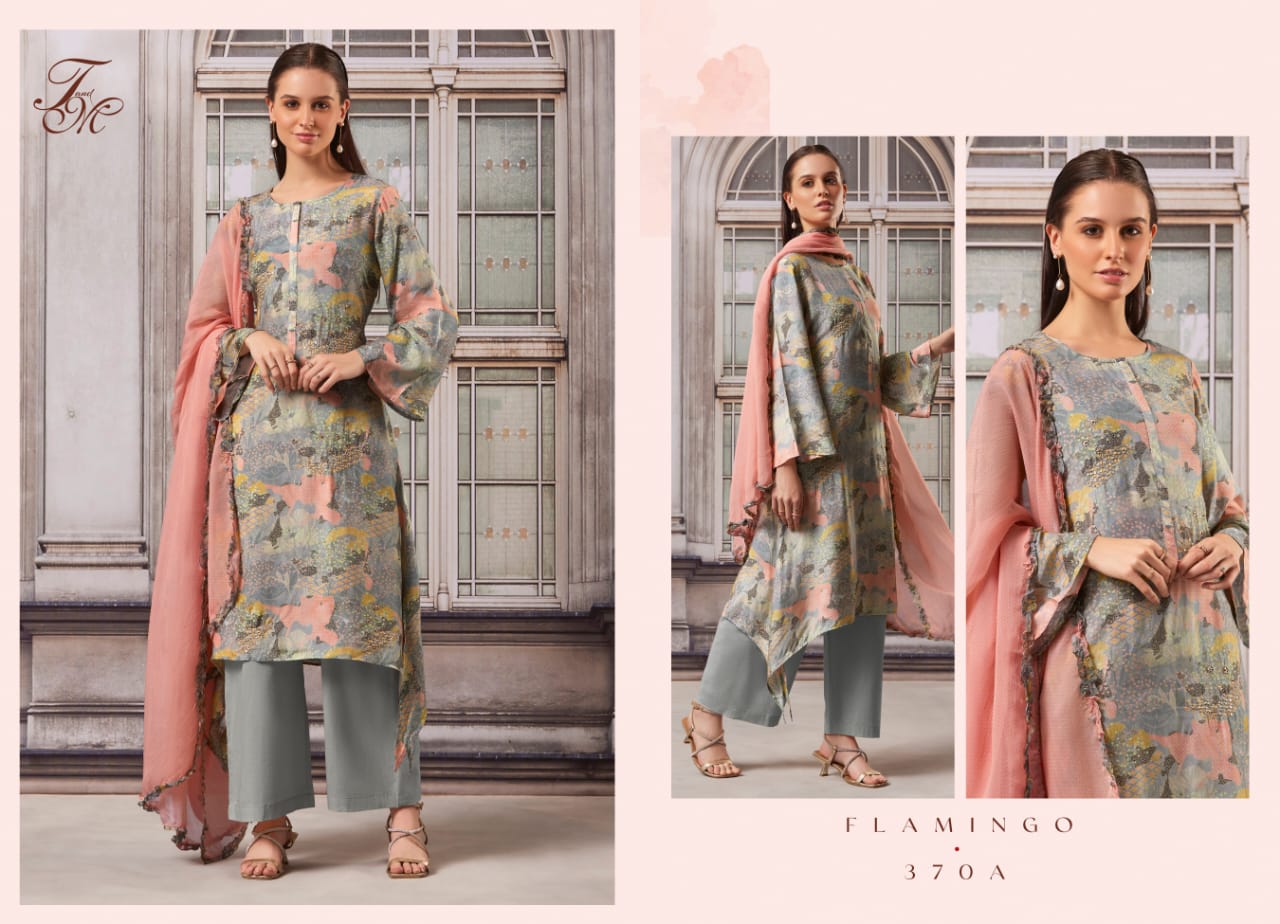 Flamingo 370 Tm Cotton Silk Pant Style Suits