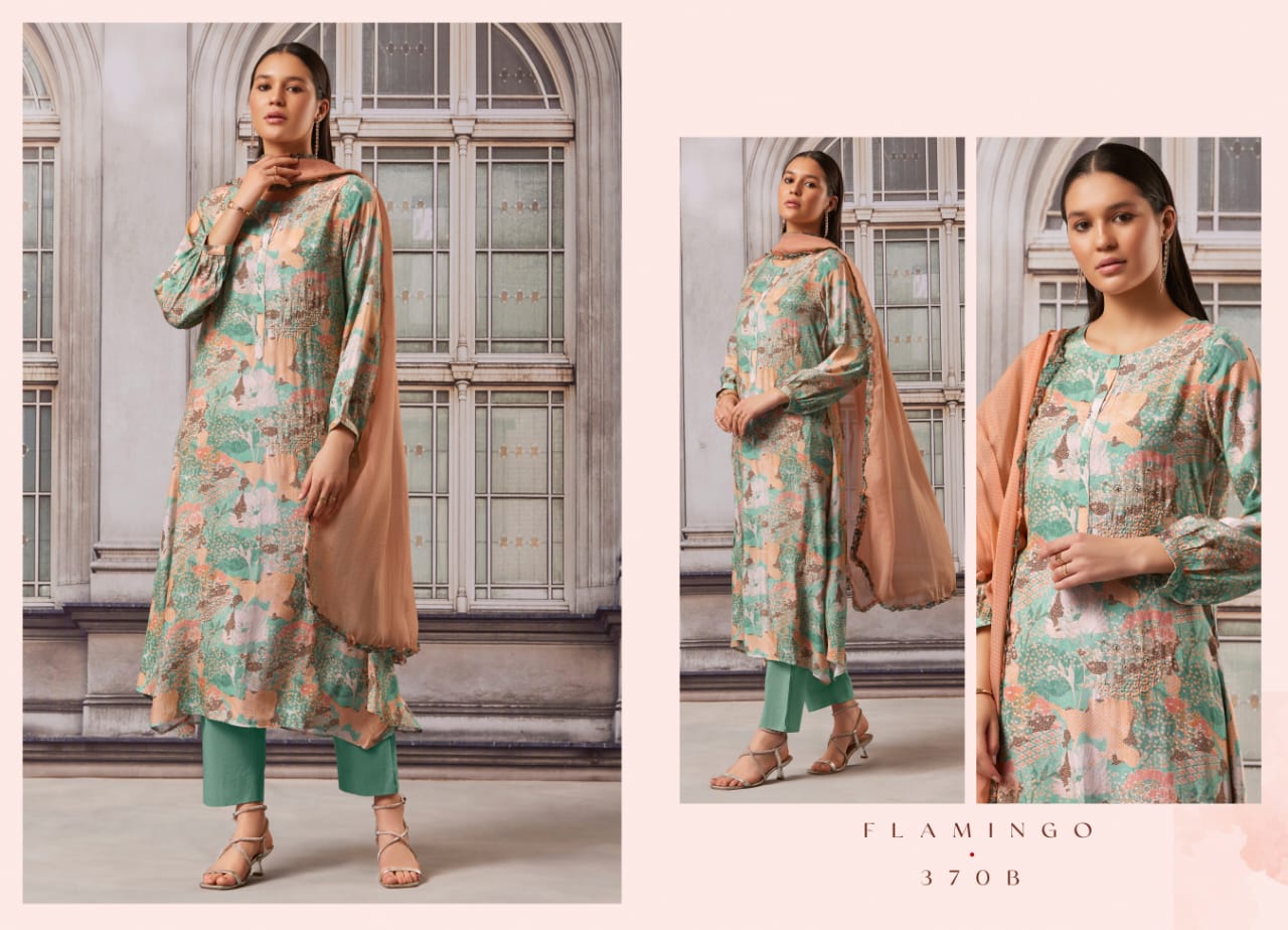 Flamingo 370 Tm Cotton Silk Pant Style Suits