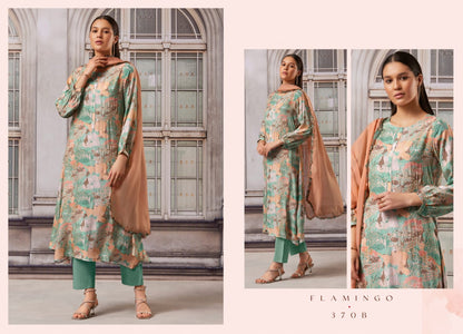 Flamingo 370 Tm Cotton Silk Pant Style Suits