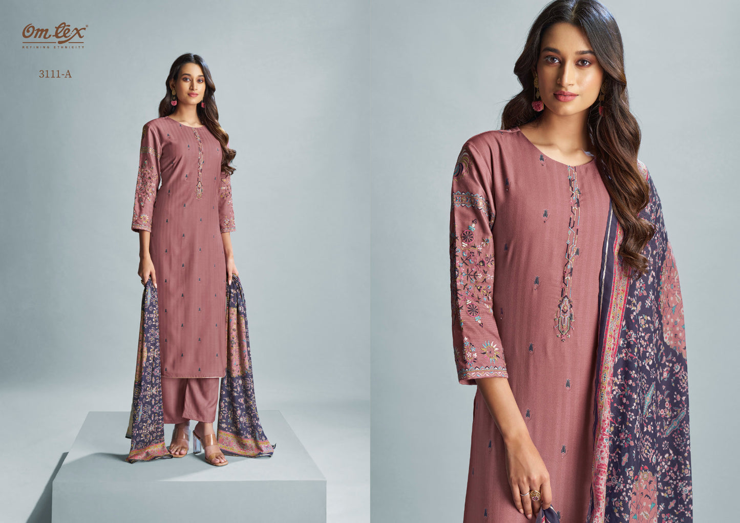 Flamora Omtex Pashmina Suits