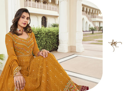 Floral Vol 2 Radha Trendz Georgette Readymade Anarkali Suits