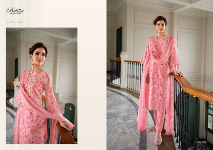 Florence Belliza Designer Studio Cotton Pant Style Suits