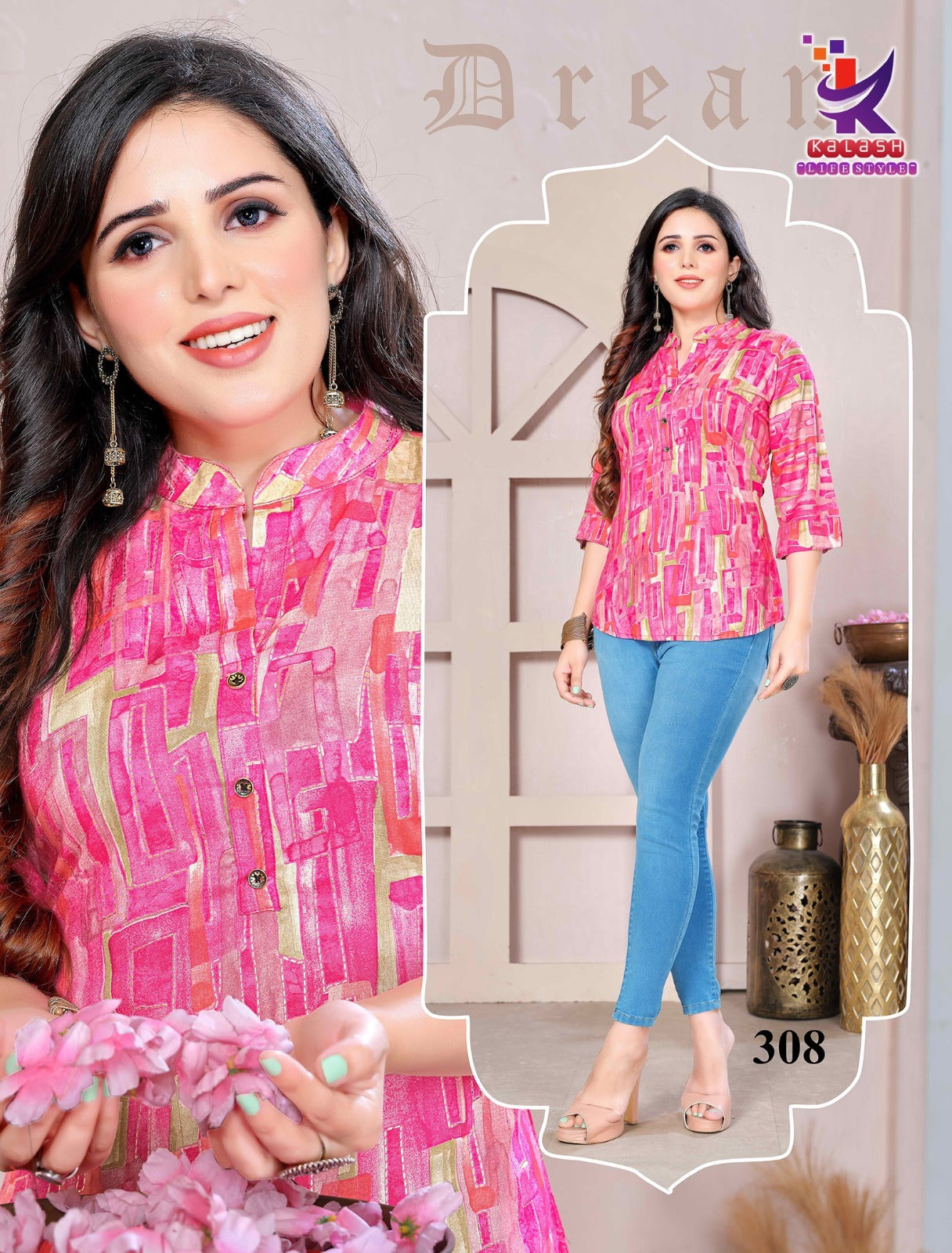 Floristell Mlm Kalash Lifestyle Rayon 14Kg Fancy Tops