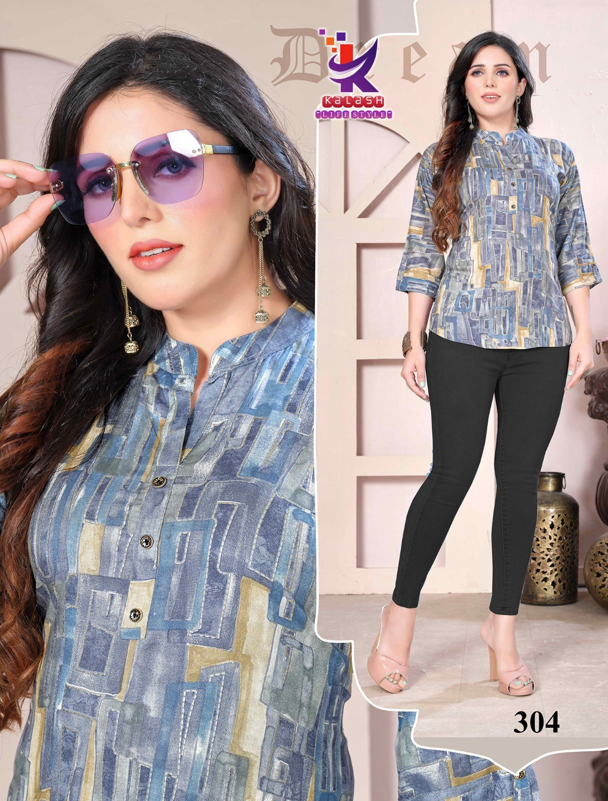 Floristell Mlm Kalash Lifestyle Rayon 14Kg Fancy Tops