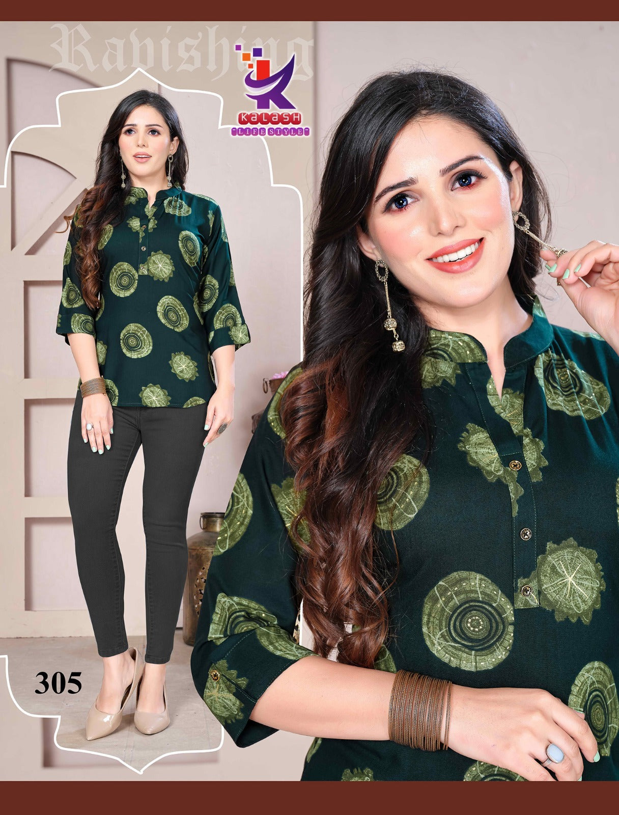 Floristell Mlm Kalash Lifestyle Rayon 14Kg Fancy Tops