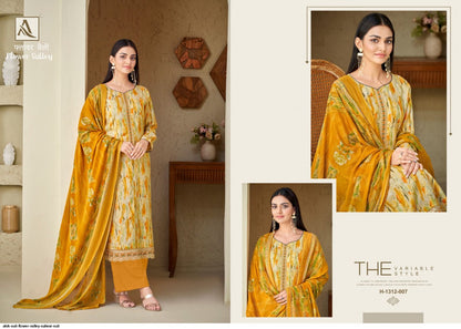 Flower Valley Alok Viscose Muslin Plazzo Style Suits