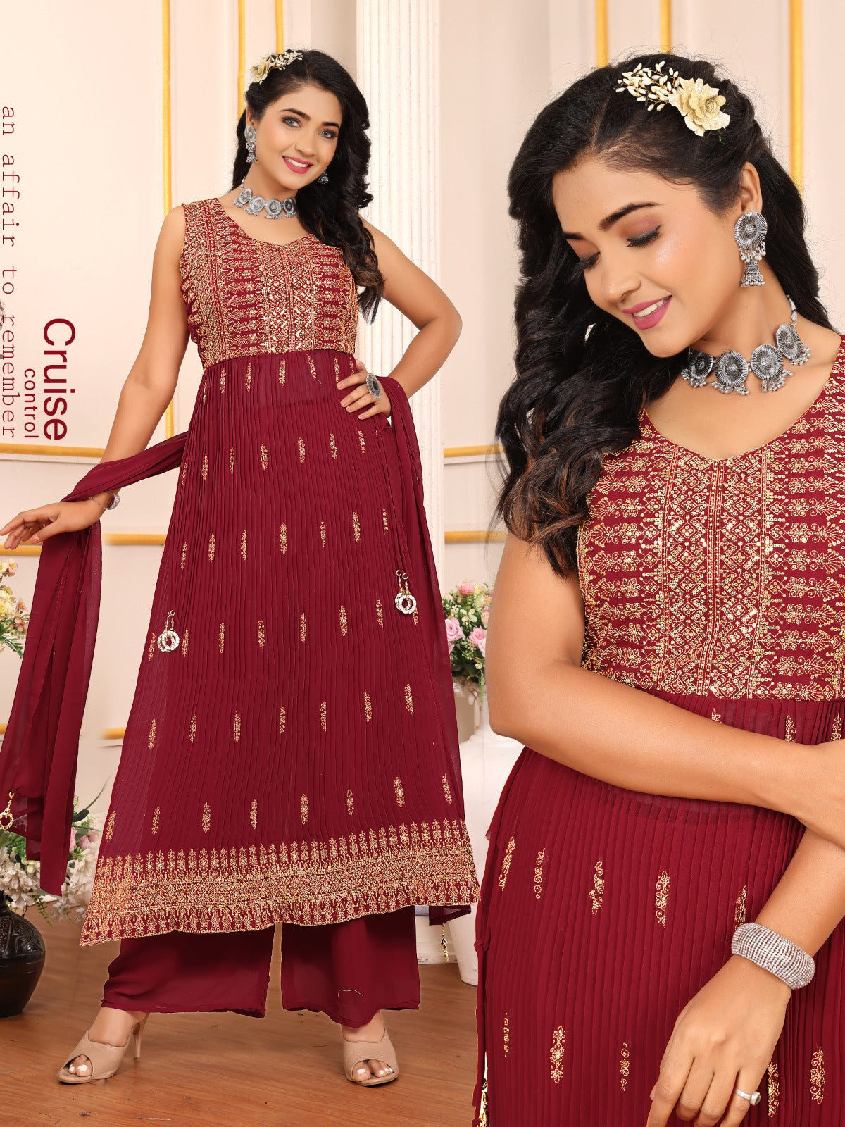 Fresh Look Kh Readymade Plazzo Style Suits