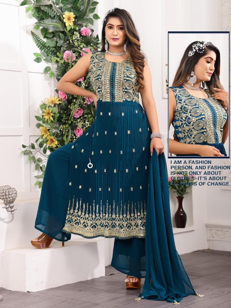 Fresh Look Kh Readymade Plazzo Style Suits