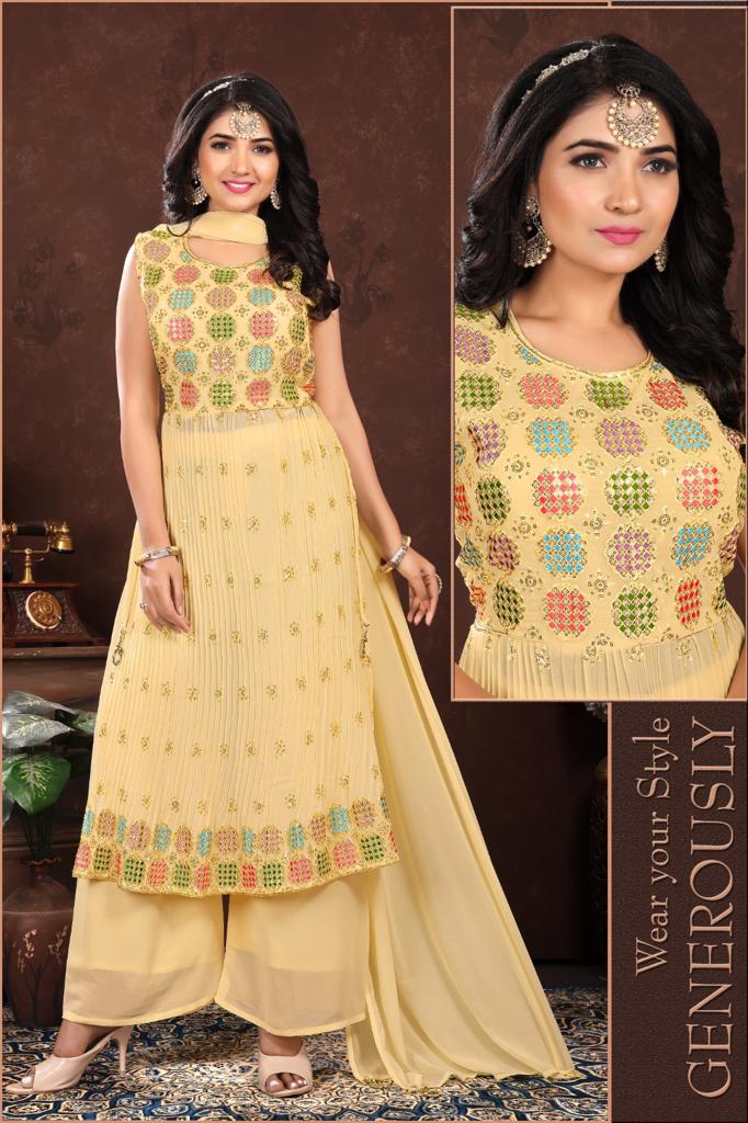 Fresh Look Kh Readymade Plazzo Style Suits