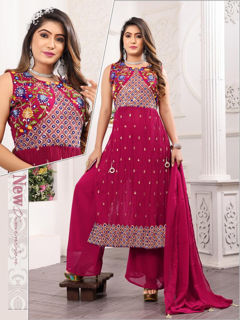 Fresh Look Kh Readymade Plazzo Style Suits