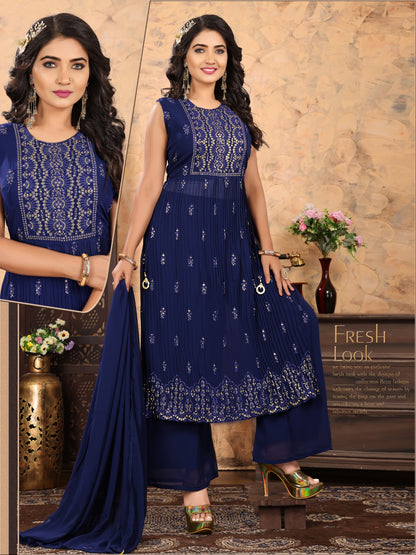 Fresh Look Kh Readymade Plazzo Style Suits