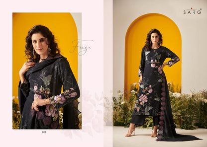 Freya Sarg Twill Pashmina Suits