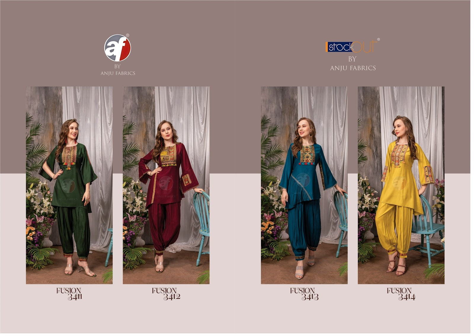 Fusion Vol 3 Af Viscose Co Ord Set