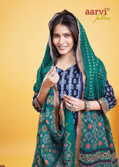 Gadwal Border Vol 9 Aarvi Fashions Readymade Pant Style Suits