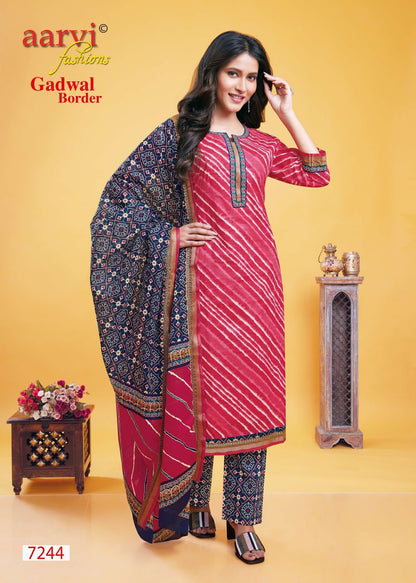 Gadwal Border Vol 9 Aarvi Fashions Readymade Pant Style Suits
