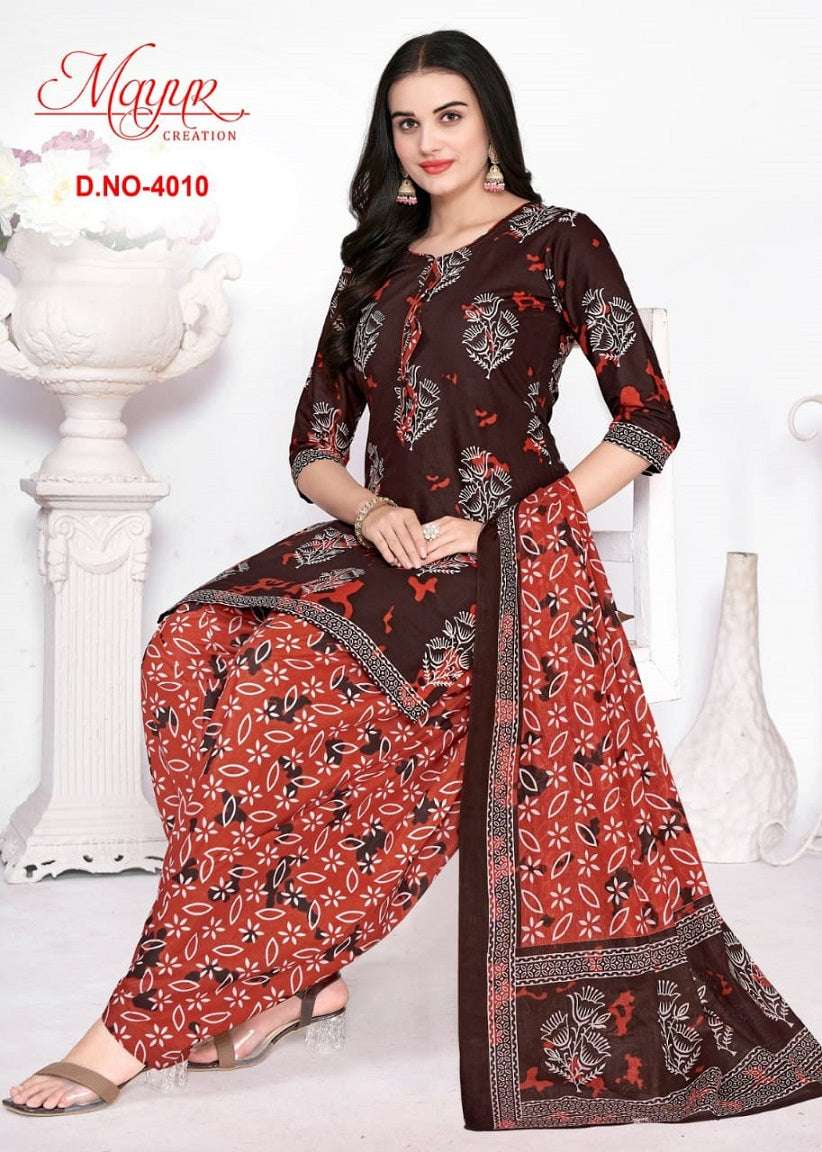 Gamthi Vol 4 Mayur Creation Cotton Dress Material