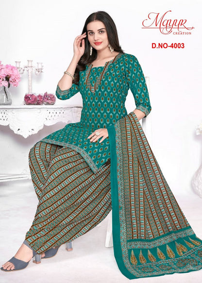 Gamthi Vol 4 Mayur Creation Cotton Dress Material