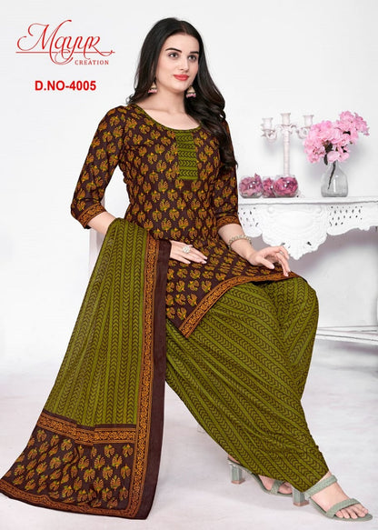 Gamthi Vol 4 Mayur Creation Cotton Dress Material
