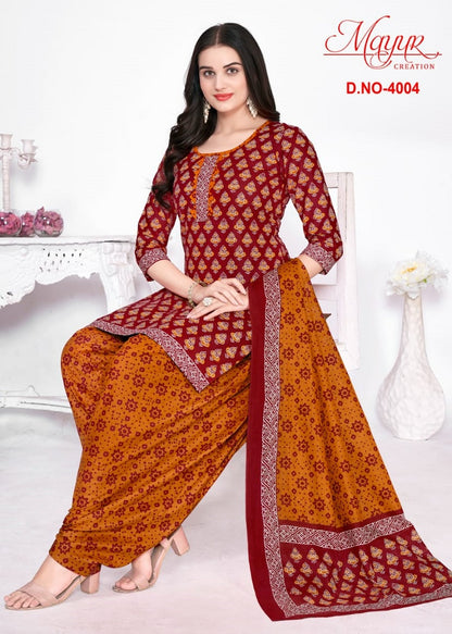 Gamthi Vol 4 Mayur Creation Cotton Dress Material