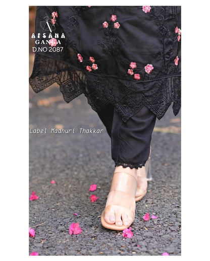 Ganga-2087 Afsana Organza Readymade Pant Style Suits