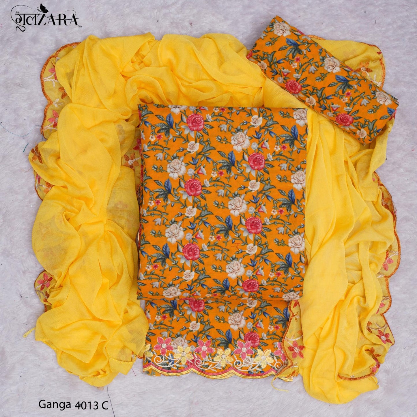 Ganga-4013 Gulzara Cotton Salwar Suits