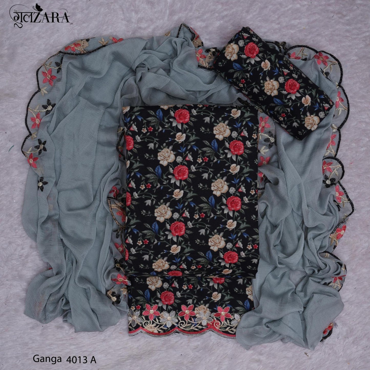 Ganga-4013 Gulzara Cotton Salwar Suits