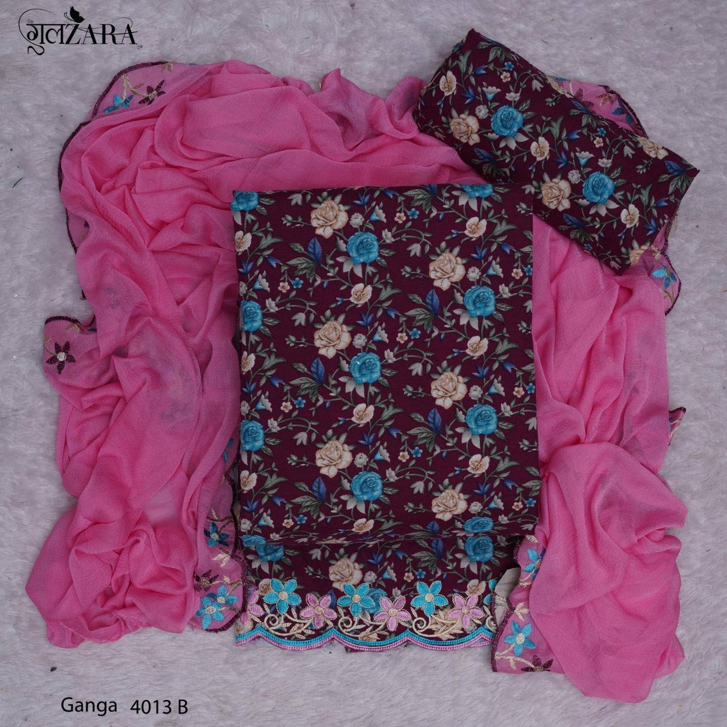 Ganga-4013 Gulzara Cotton Salwar Suits