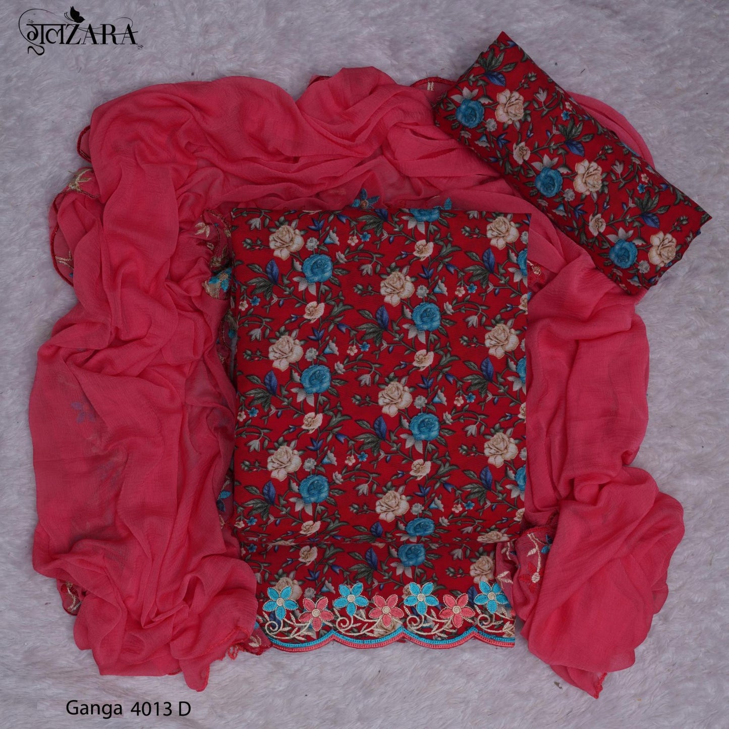 Ganga-4013 Gulzara Cotton Salwar Suits