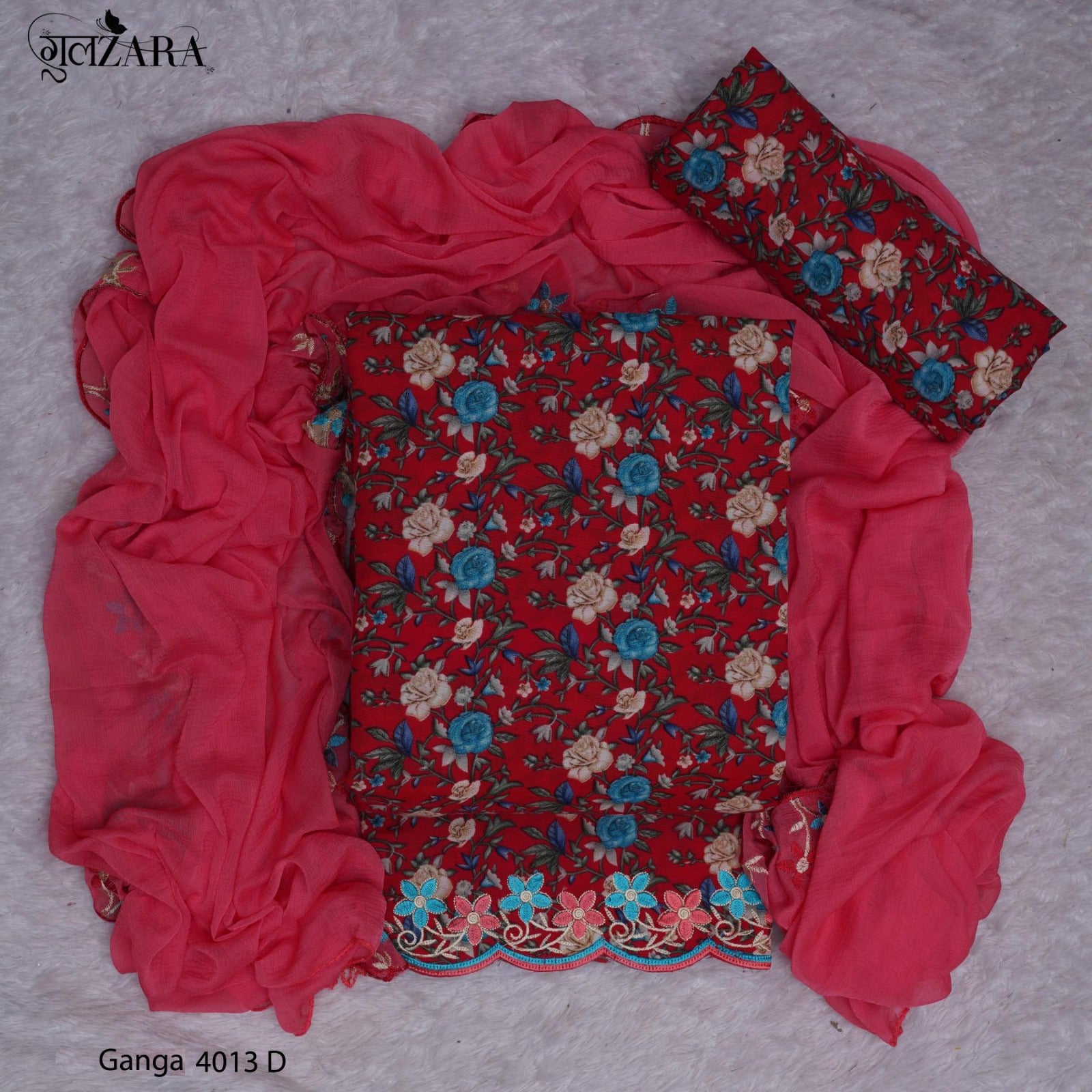 Ganga-4013 Gulzara Cotton Salwar Suits