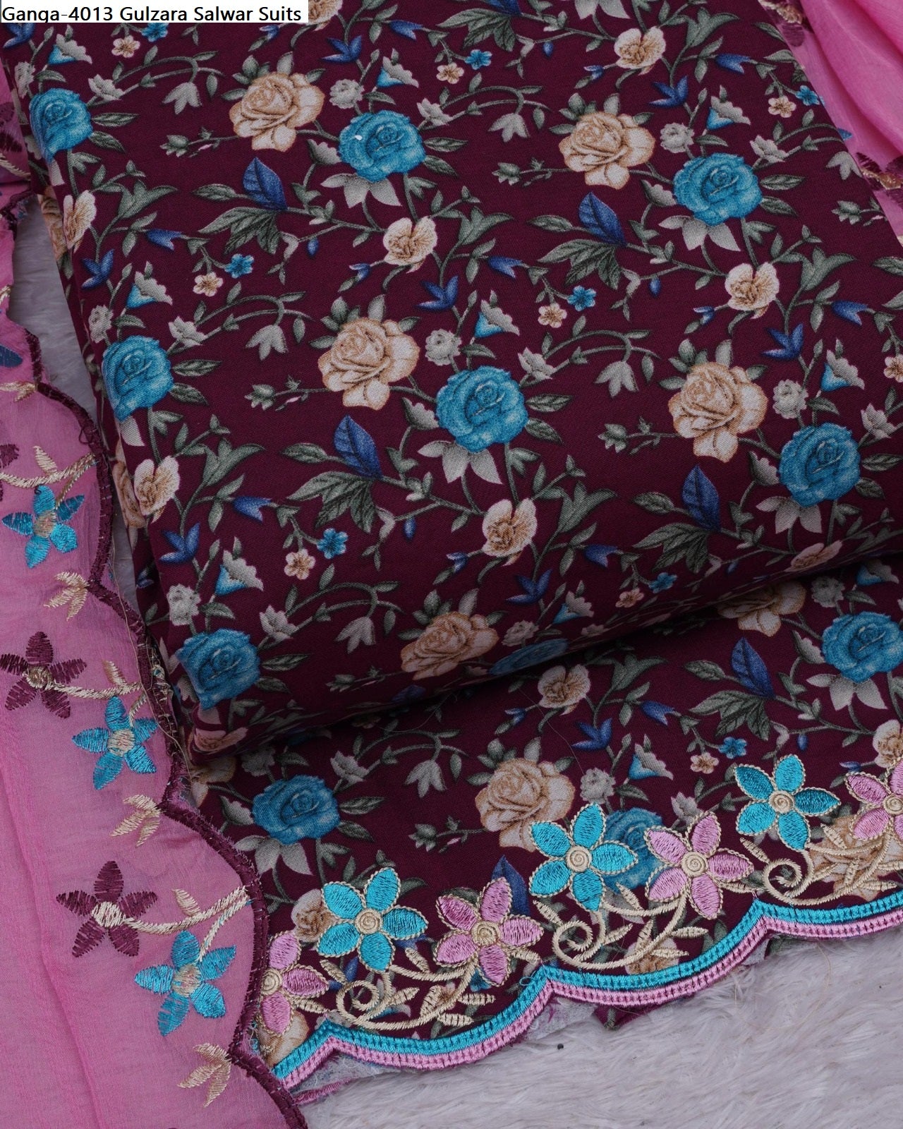 Ganga-4013 Gulzara Cotton Salwar Suits