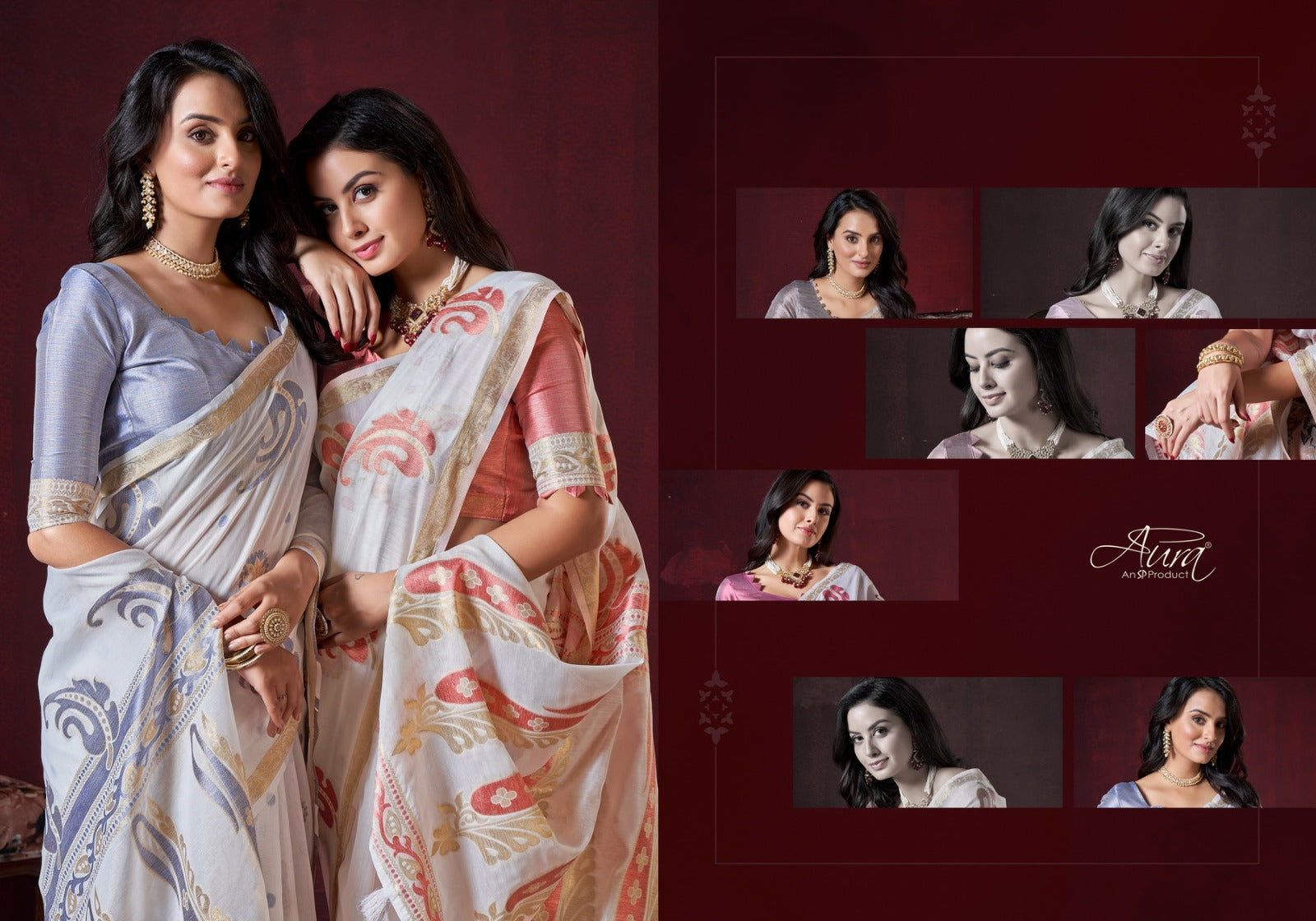 Gargi Cotton Aura Sarees