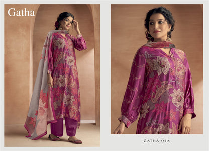 Gatha-04 Tm Muslin Pant Style Suits