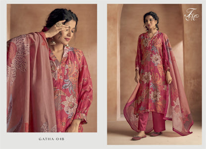 Gatha-04 Tm Muslin Pant Style Suits