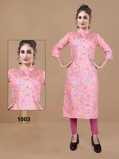 Gautami Vol 3 Kavinay Rayon Knee Length Kurtis