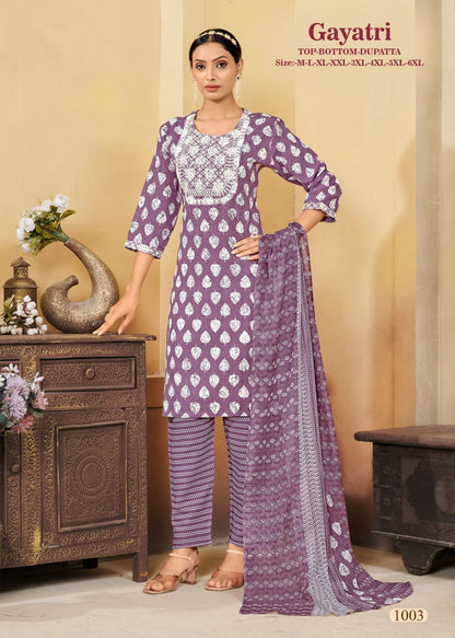 Gayatri Mf Rayon Readymade Pant Style Suits