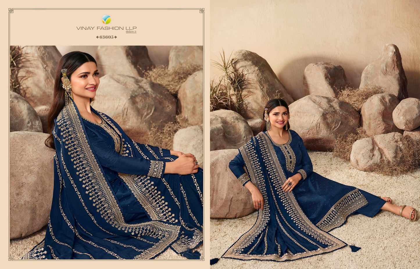 Geet 2 Colors Kaseesh Vinay Fashion Llp Pant Style Suits
