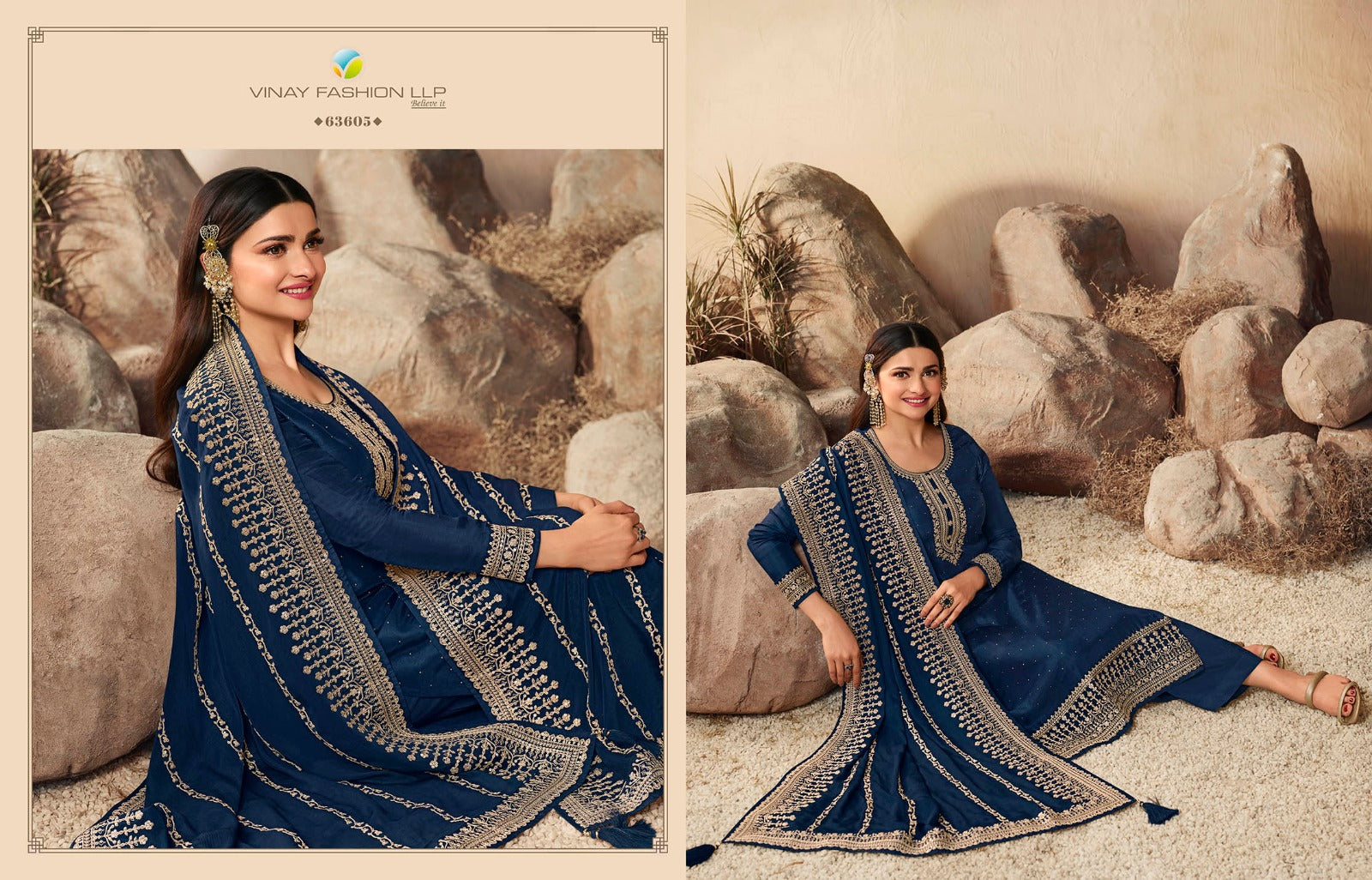 Geet 2 Colors Kaseesh Vinay Fashion Llp Pant Style Suits