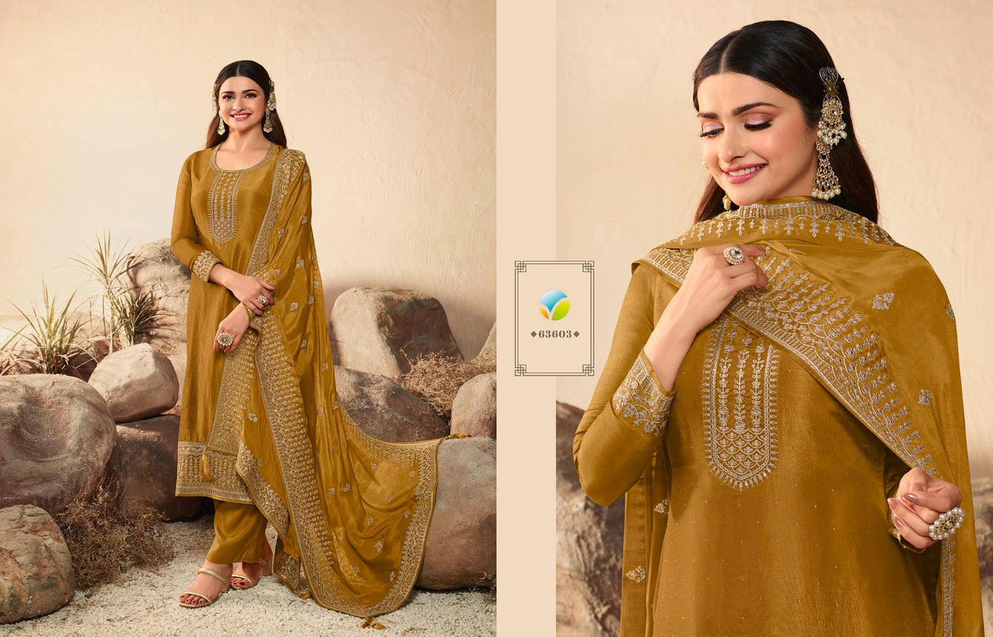 Geet 2 Colors Kaseesh Vinay Fashion Llp Pant Style Suits
