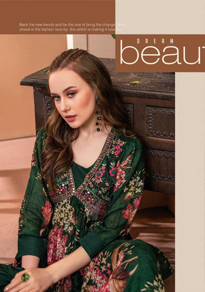 Geet Afgani Af Natural Crepe Readymade Suits