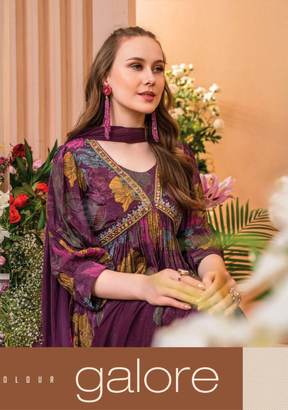 Geet Afgani Af Natural Crepe Readymade Suits