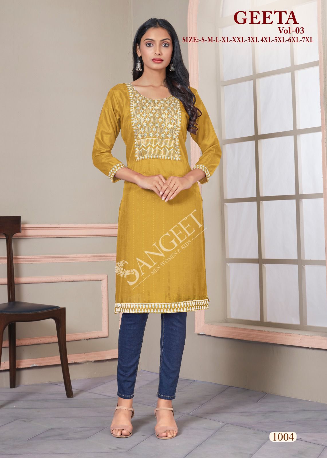 Geeta Vol 3 Banwery Bombay Knee Length Kurtis