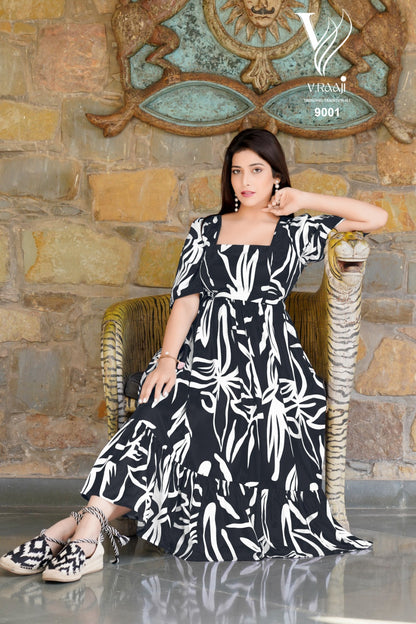 Gerua V.Raaji Modal Midi Dress